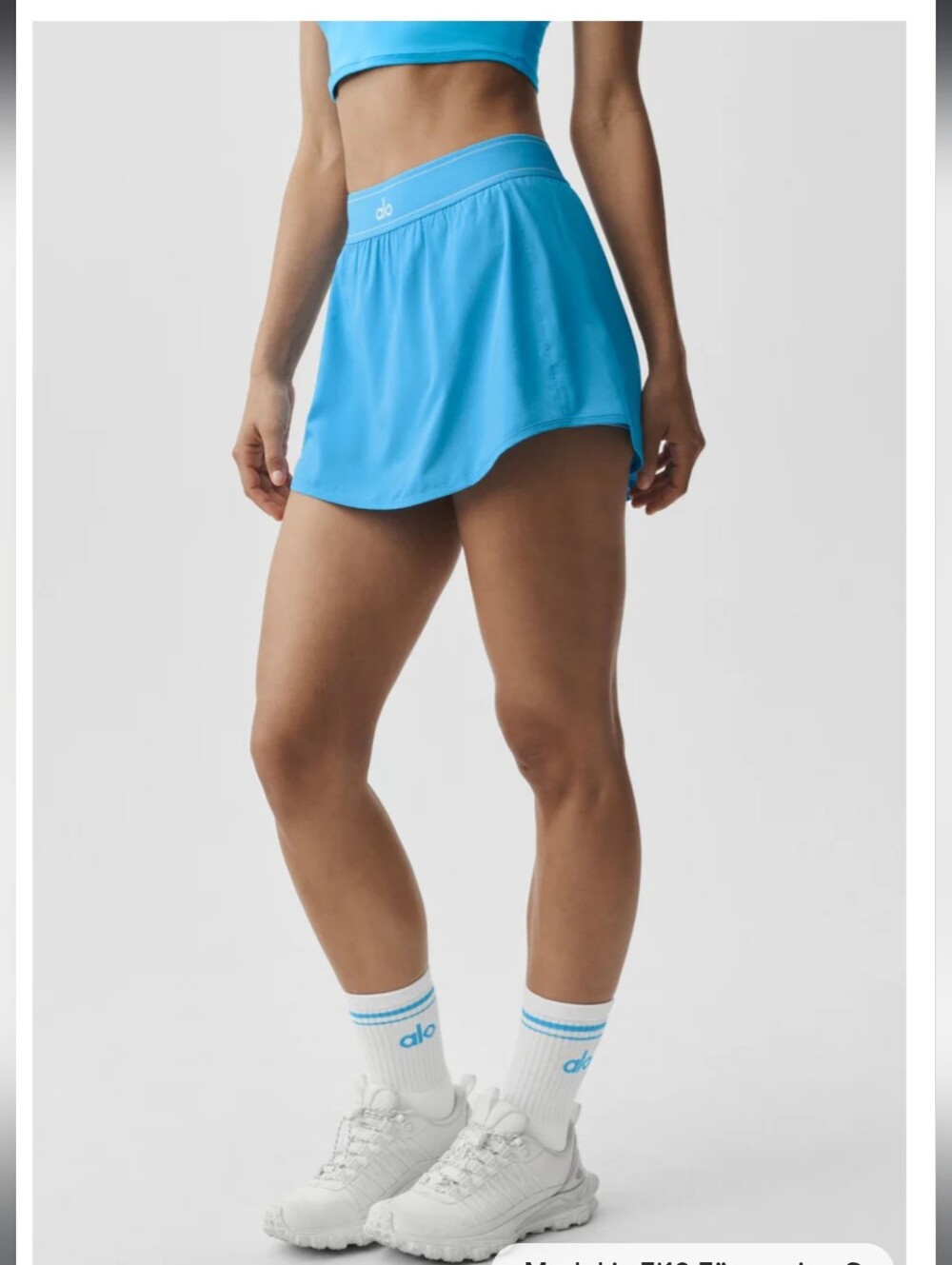 ALO Yoga Match Point Tennis Skirt - Azure Blue 💙 SOLD OUT 🔥Color Fast Shipping
